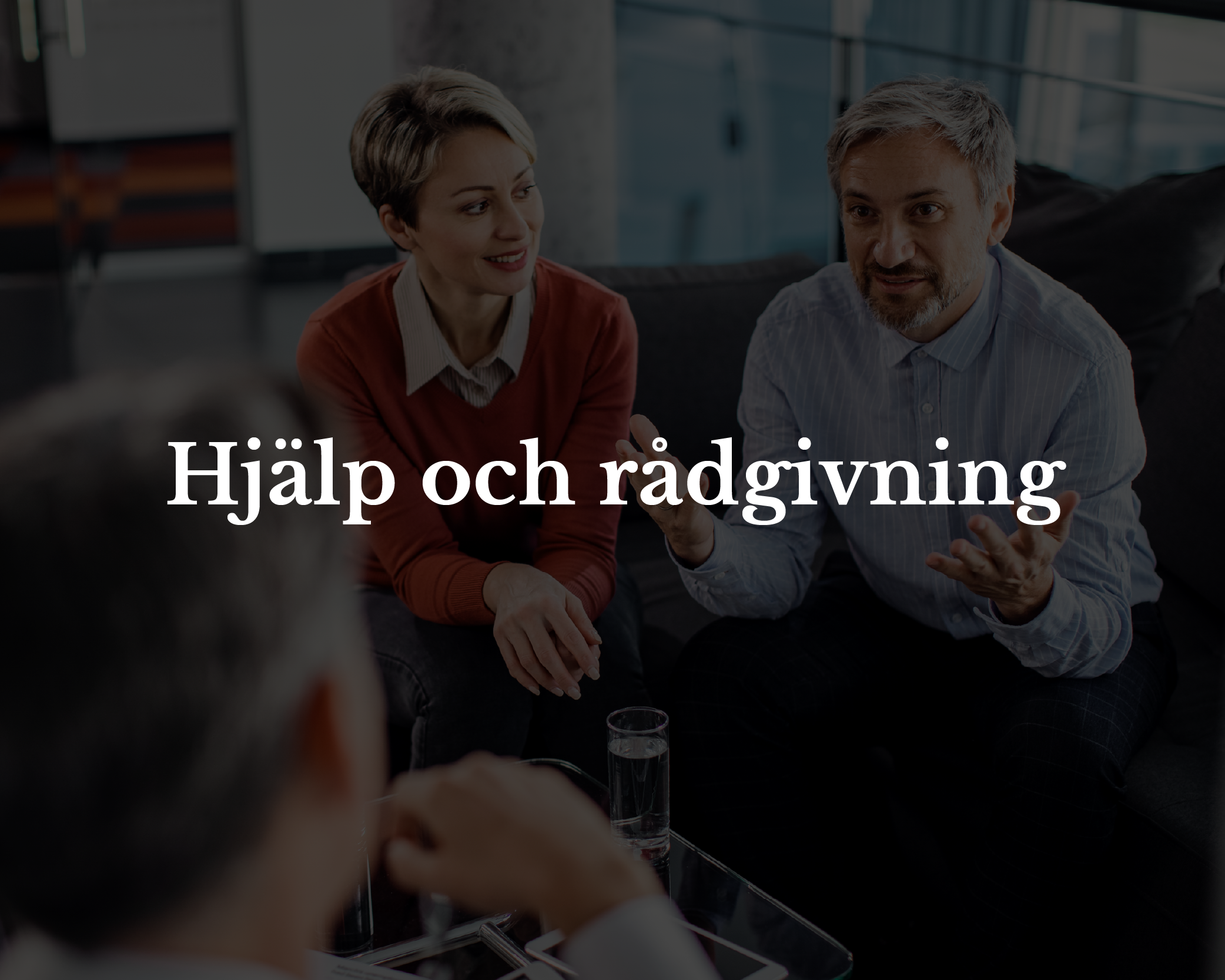 Skapa tillväxt. Lös utmaningar. Hjälp och företagsrådgivning.